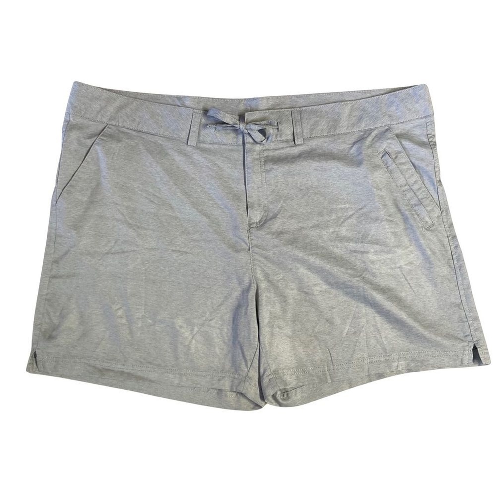 Magellan Mens Shorts Sz 2X Grey Lightweight‎ Active Drawstring 5.5" Inseam